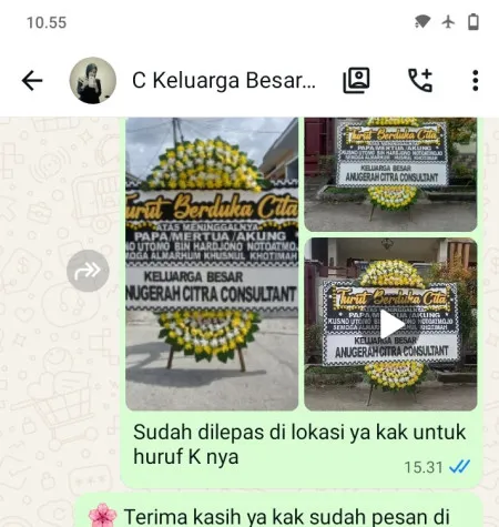 Pengiriman Papan Bunga Duka Manyingsal Cipunagara